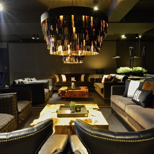 Lobby lounge area at Highland Lodge ski hotel in Geilo, Norway