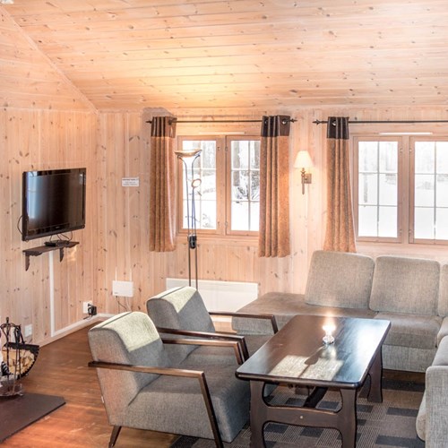 10 bed cabin lounge area-Geilolia cabins-Geilo ski resort, Norway