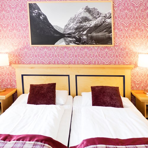 Double room at Fretheim Hotel-Flam-Ski Norway