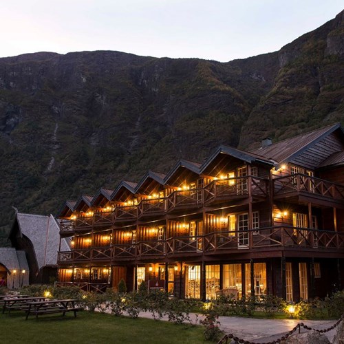 Exterior of Flamsbrygga Hotel-Flam-Norway-ski and fjord experience