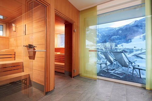 lederers living kaprun austria sauna view