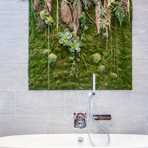 Flexiski Operated Chalet Des Cascades Les Arcs Master Suite Bathroom Wall
