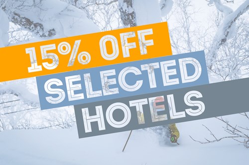 Black Friday 15% off selected hotels with flexiski