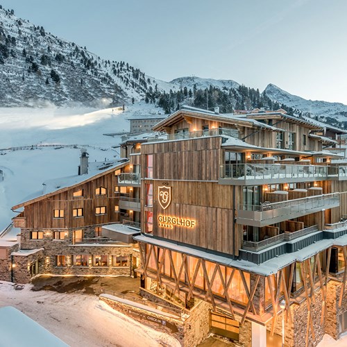 Ski Hotel Gurglhof in Obergurgl, hotel exterior