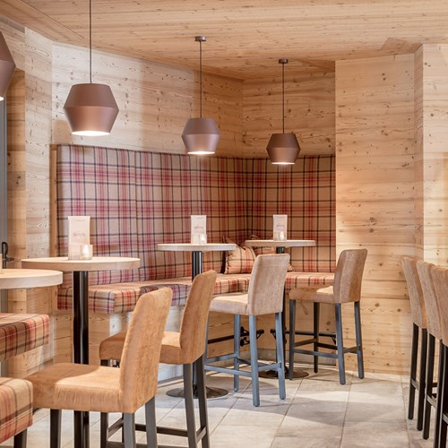 seating in the bar at the ski Hotel Gurglhof, Obergurgl