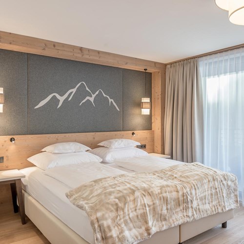 double room at the Gurglhof hotel in Obergurgl, Austria