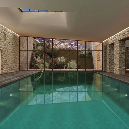 Faloria Mountain Spa Resort, Cortina ski hotel, indoor swimmingpool