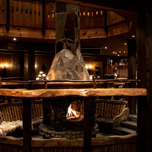 central fire Aegir Brewpub Flam Norway