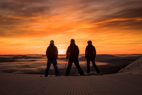 Ski weekends and sunsets in Trysil