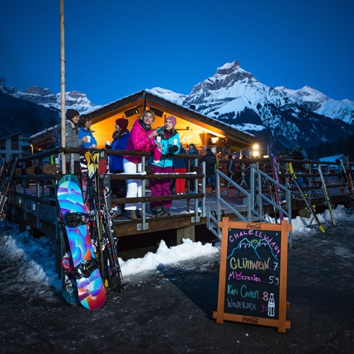apres ski in engelberg, the chalet