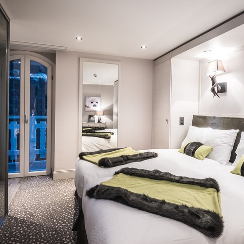 Bedroom in Hotel Le White Champery