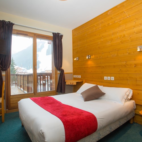 double room at Chalet Hotel Les Grangettes