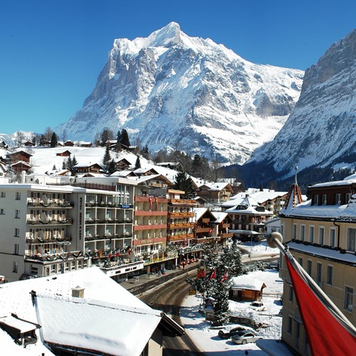 village views from Hotel Derby Grindelwald