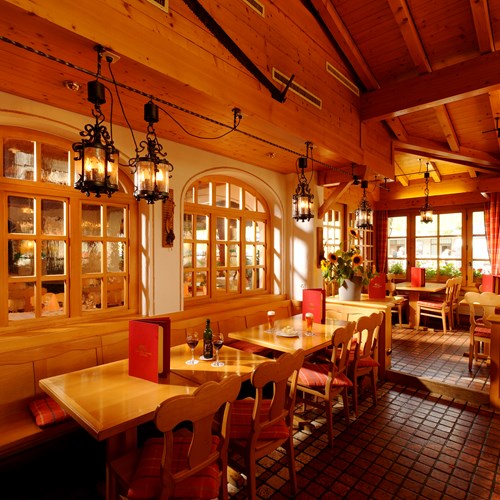 traditional dining stube at Hotel Derby in Grindelwald