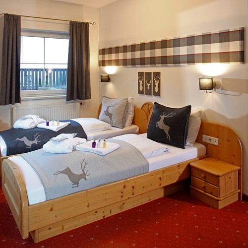 Chalet Fauner St Anton ski accommodation twin bedroom