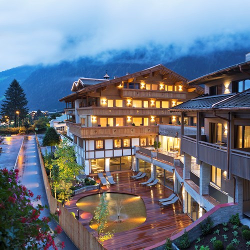 Elisabeth Hotel, luxury ski accommodation in Mayrhofen, Austria. Exterior
