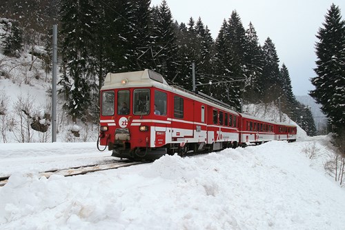 Engelberg ski train, switzerland