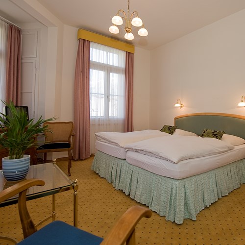 Standard room in the north wing of Hotel Bellevue Terminus Engelberg