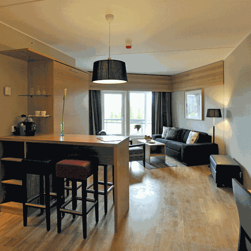 deluxe apartment at the Radisson Blu resort Trysil
