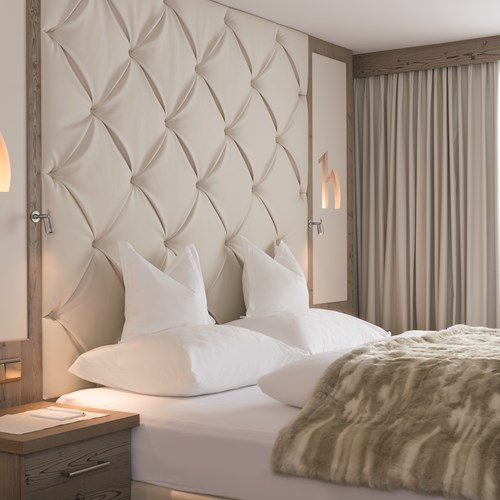 Room at Hotel Hochfirst in Obergurgl, Austria. Ski accommodation.