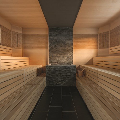 Sauna at Hotel Hochfirst in Obergurgl, Austria. Ski accommodation.