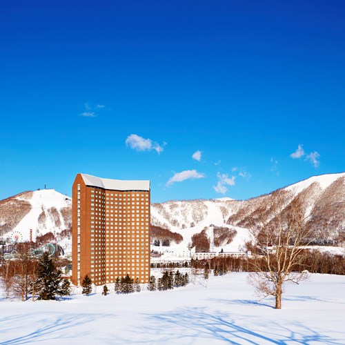 Westin ski hotel, Rusutsu ski resort - Japan - exterior hotel tower