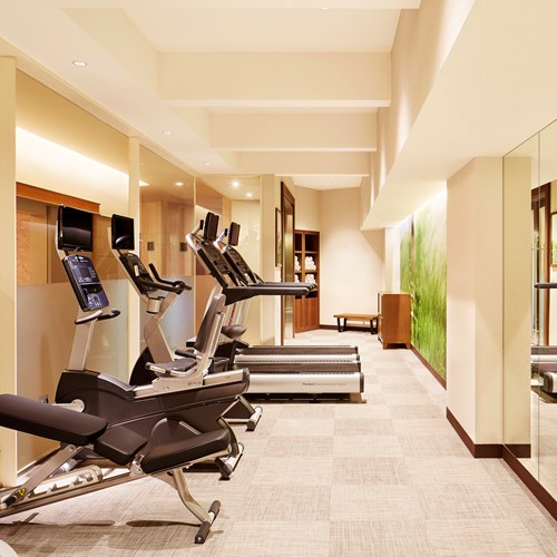 Westin ski hotel, Rusutsu ski resort - Japan - gym room