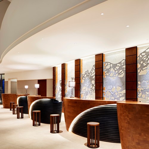 Westin ski hotel, Rusutsu ski resort - Japan - reception