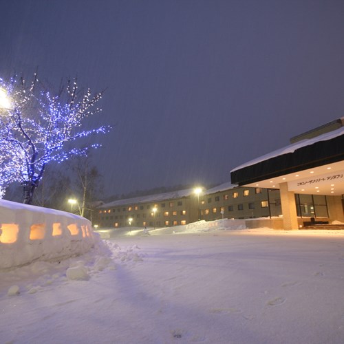 Niseko northern resort-Ski Japan-exterior in heavy snow