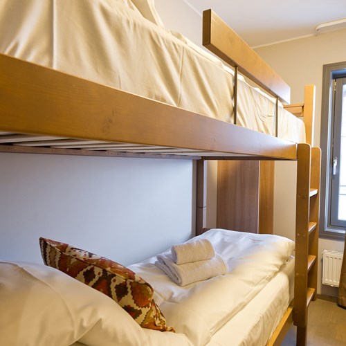 bunk beds in the family room at Radisson Blu Mountain Resort Trysil