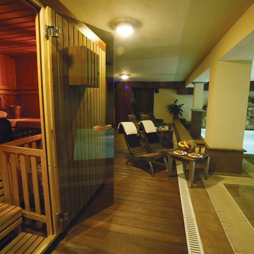 Hotel Maison Saint Jean Courmayeur sauna and pool area