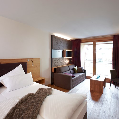 Double room in Anthony's Hotel, ski accommodation in St Anton, Austria