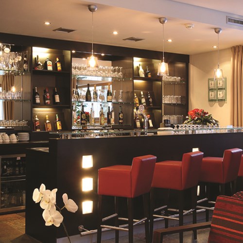 Hotel Banyan, ski accommodation in St Anton, Austria. Hotel bar