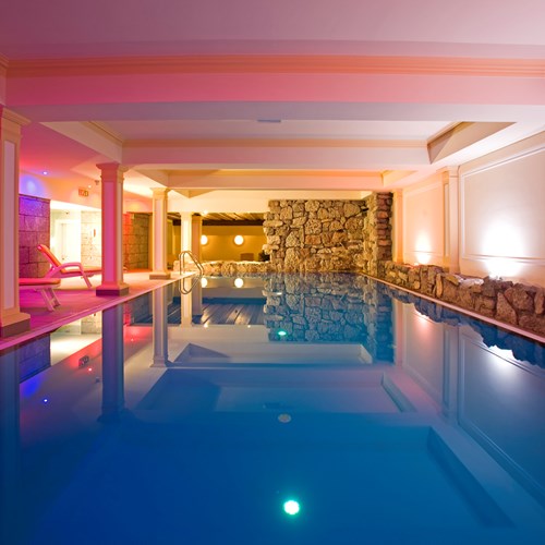 Sporthotel, ski accommodation in St Anton, Austria. Indoor pool