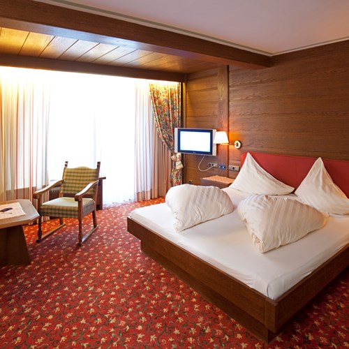 Sporthotel, ski accommodation in St Anton, Austria. Double room