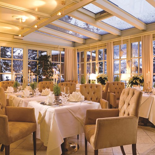 Hotel Tirolerhof, ski accomodation, Zell am See, Austria - dining room