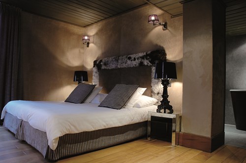 Bedroom at Lodge Park Hotel Megeve