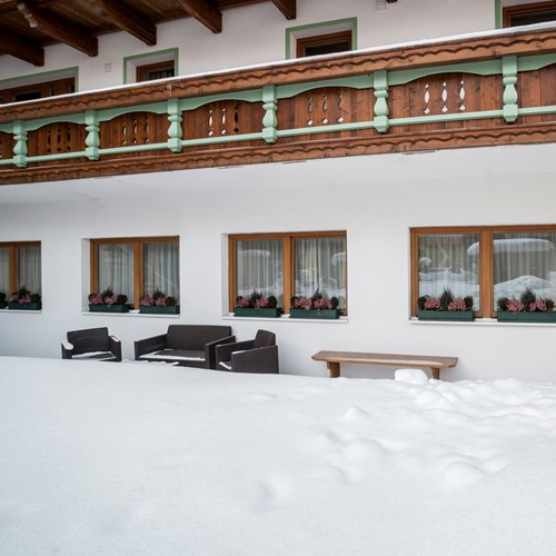 Little Haus exterior. Ski accommodation in St Anton, Austria