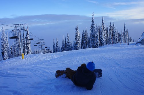Slope-lazing-sun-peaks