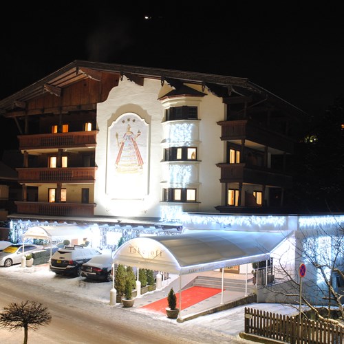 Hotel Maria Theresia, Ski Accommodation in Mayrhofen, Austria. Exterior