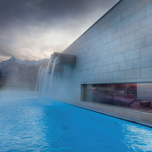 Kaprun, Hotel Tauern Spa, outdoor pool in the mountains of Austria