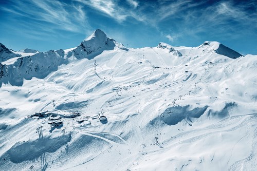Skiing in Kaprun