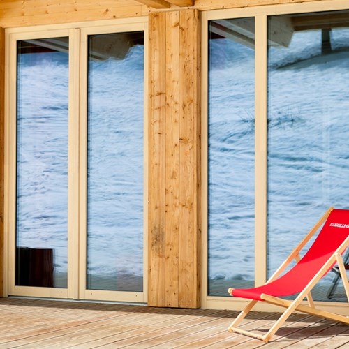 ski in, ski out hotel in Les Arcs, Aiguille Grive Hotel, France - balcony