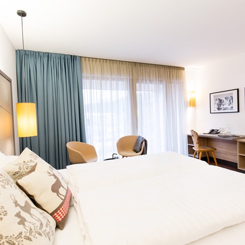 Double room at Hotel & Wirtshaus Post, ski accommodation in St Johann