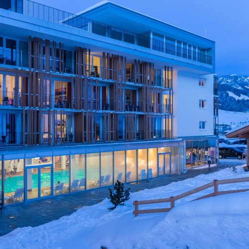 Lti Alpenhotel Kaiserfels, ski accommodation in Austria, exterior shot