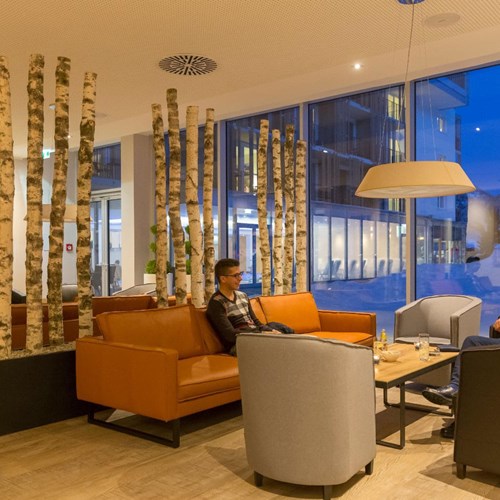 Lti Alpenhotel Kaiserfels, ski accommodation in Austria, lounge area