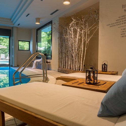 Hotel Gran Baita Courmayeur indoor pool area