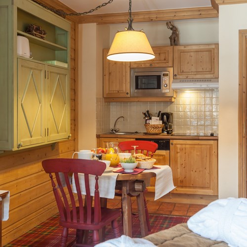arc 1950 le village apartments, ski apartments Les Arcs - apartment kitchen
