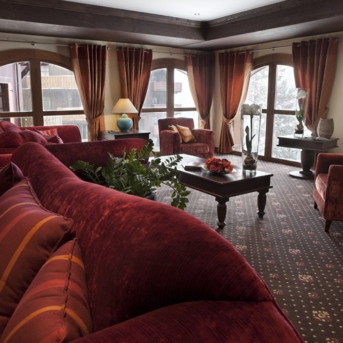arc 1950 le village apartments, ski apartments in Les Arcs - lounge area