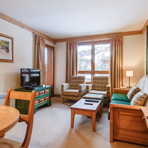 arc 1950 le village apartments, ski apartments Les Arcs - apartment lounge